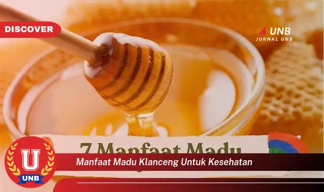 manfaat madu klanceng untuk kesehatan