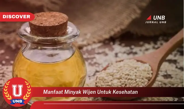 manfaat minyak wijen untuk kesehatan