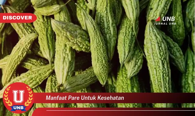 manfaat pare untuk kesehatan