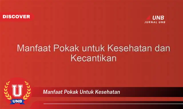 manfaat pokak untuk kesehatan