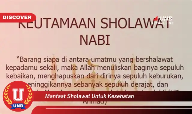 manfaat sholawat untuk kesehatan