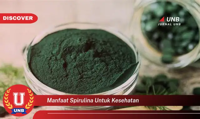 manfaat spirulina untuk kesehatan