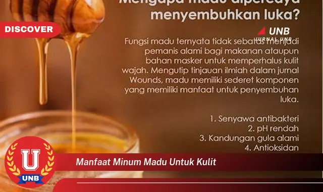 manfaat minum madu untuk kulit manfaat minum madu untuk kulit