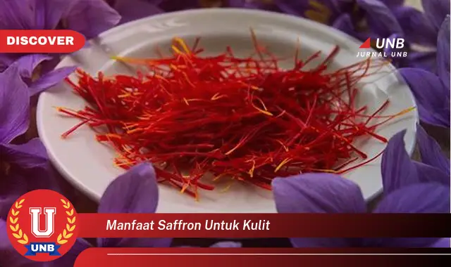 manfaat saffron untuk kulit