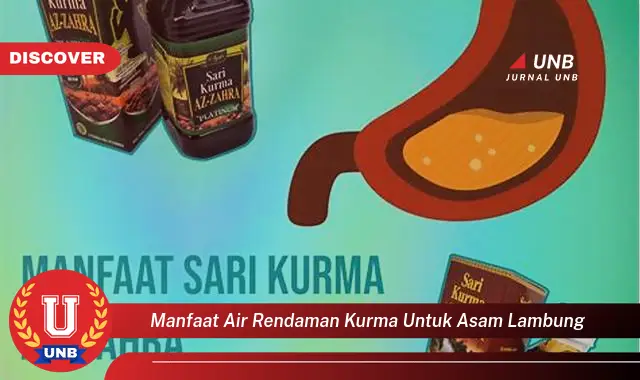 manfaat air rendaman kurma untuk asam lambung