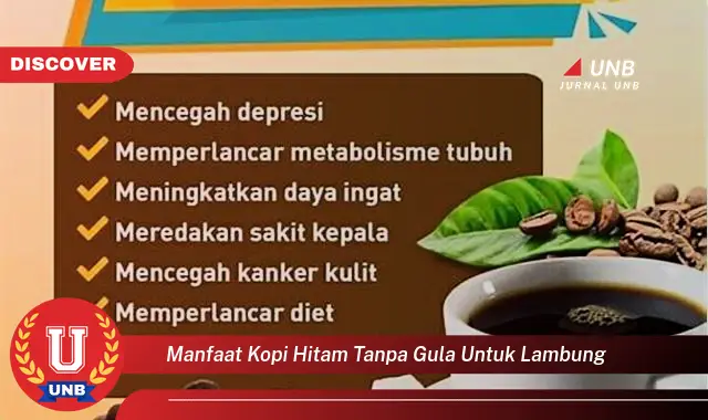 manfaat kopi hitam tanpa gula untuk lambung