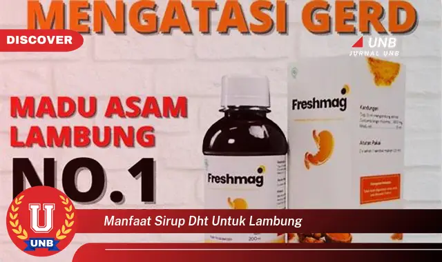 manfaat sirup dht untuk lambung