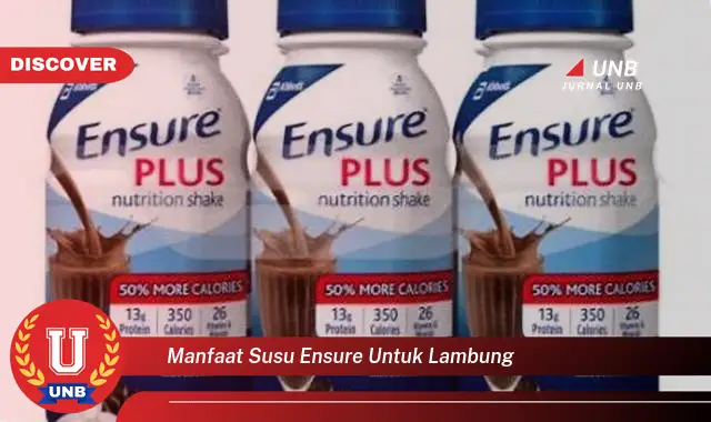 manfaat susu ensure untuk lambung