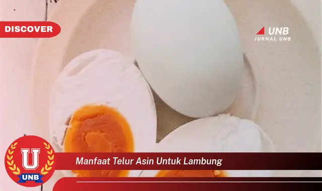 manfaat telur asin untuk lambung