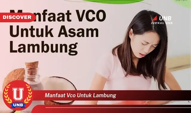 manfaat vco untuk lambung