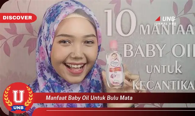 manfaat baby oil untuk bulu mata