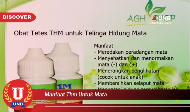 manfaat thm untuk mata