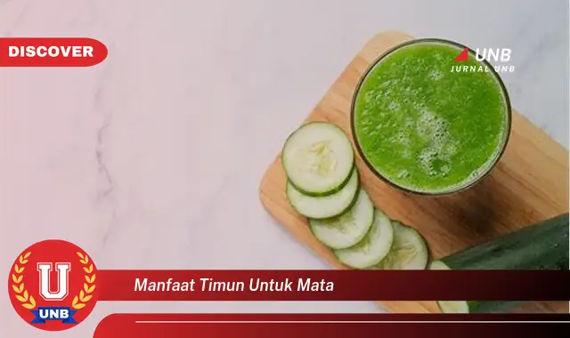 manfaat timun untuk mata