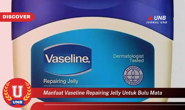 manfaat vaseline repairing jelly untuk bulu mata