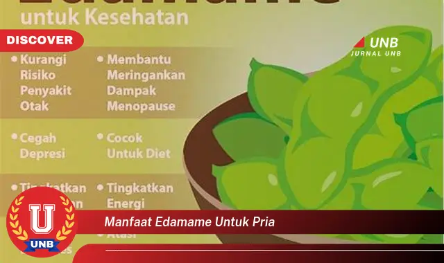 manfaat edamame untuk pria