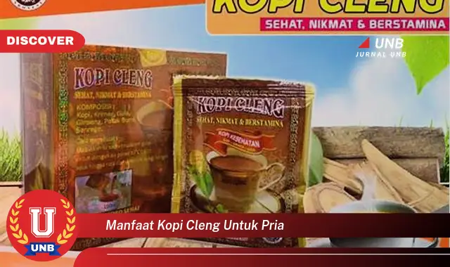 manfaat kopi cleng untuk pria