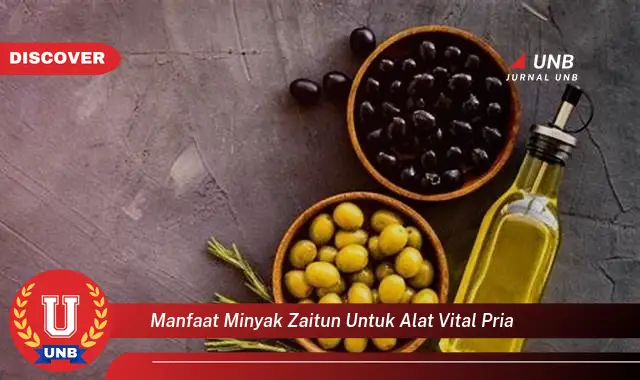 manfaat minyak zaitun untuk alat vital pria