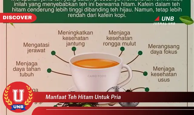 manfaat teh hitam untuk pria