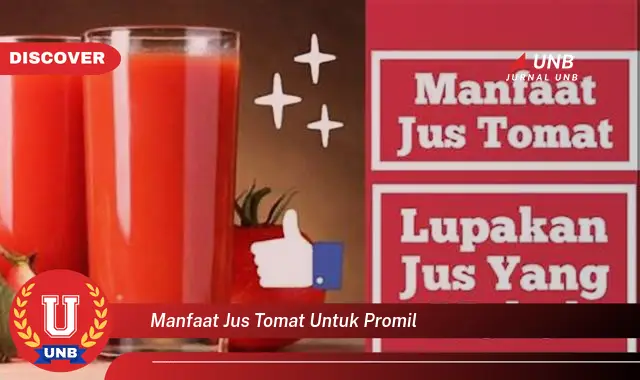 manfaat jus tomat untuk promil