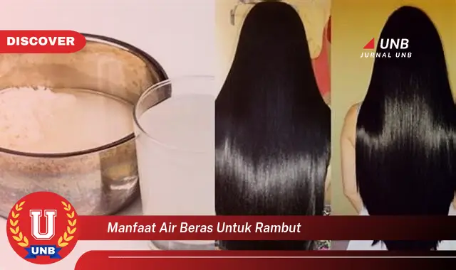 manfaat air beras untuk rambut