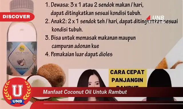 manfaat coconut oil untuk rambut