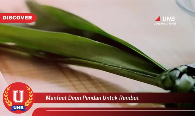 manfaat daun pandan untuk rambut