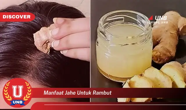 manfaat jahe untuk rambut