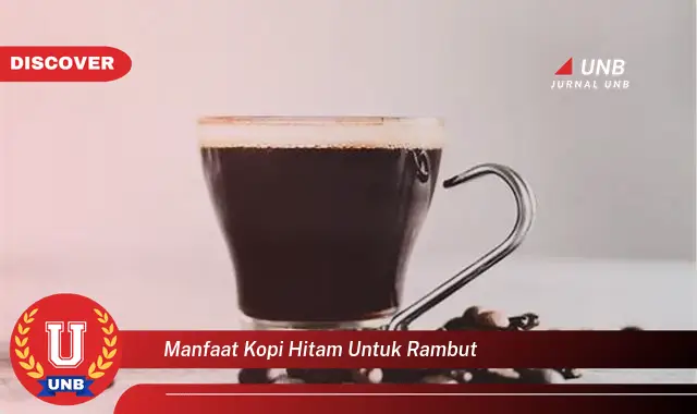 manfaat kopi hitam untuk rambut