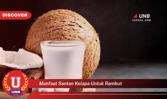 manfaat santan kelapa untuk rambut