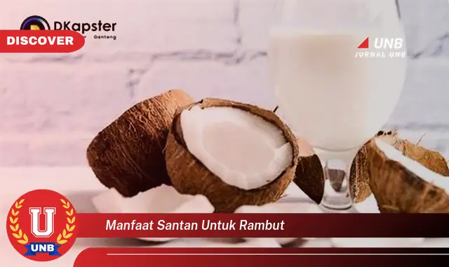 manfaat santan untuk rambut