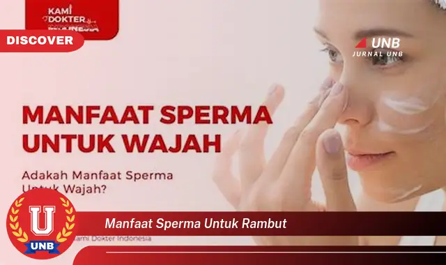 manfaat sperma untuk rambut