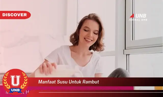 manfaat susu untuk rambut