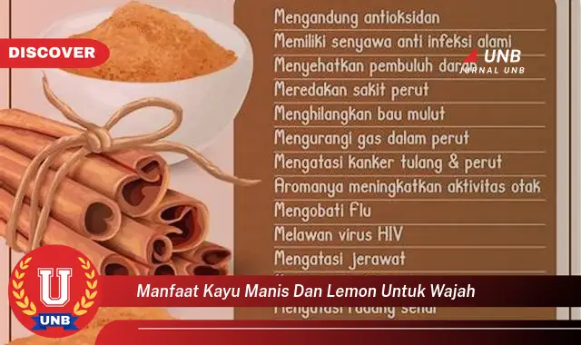manfaat kayu manis dan lemon untuk wajah manfaat kayu manis dan lemon untuk wajah