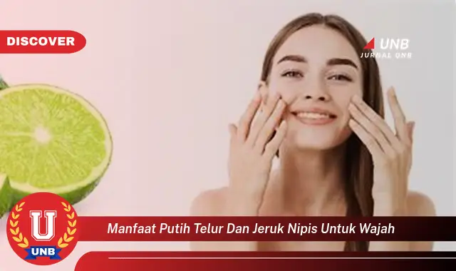 manfaat putih telur dan jeruk nipis untuk wajah