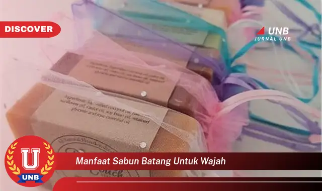 manfaat sabun batang untuk wajah