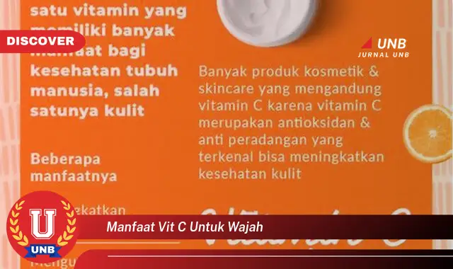 manfaat vit c untuk wajah