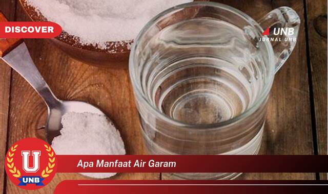 Temukan 9 Manfaat apa manfaat air garam yang Jarang Diketahui