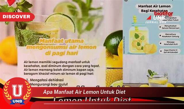 Inilah 8 Manfaat apa manfaat air lemon untuk diet yang Bikin Kamu Penasaran