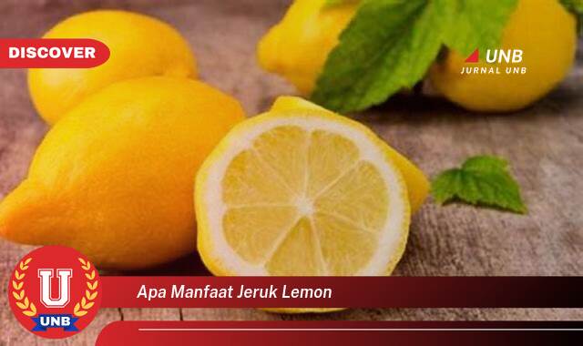 Temukan 9 Manfaat Jeruk Lemon untuk Kesehatan Tubuh Anda