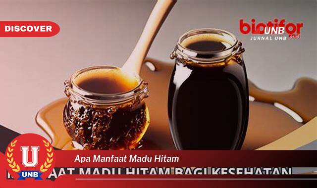 Temukan 10 Manfaat Madu Hitam untuk Kesehatan Tubuh Anda