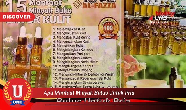 Inilah 9 Manfaat apa manfaat minyak bulus untuk pria yang tidak Semua Orang Tau