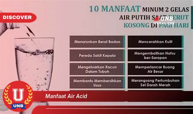 Inilah 9 Manfaat manfaat air acid yang Jarang Diketahui