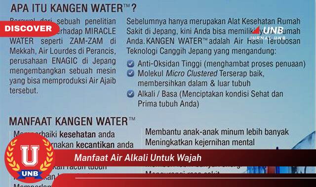 Inilah 9 Manfaat manfaat air alkali untuk wajah yang Wajib kamu ketahui