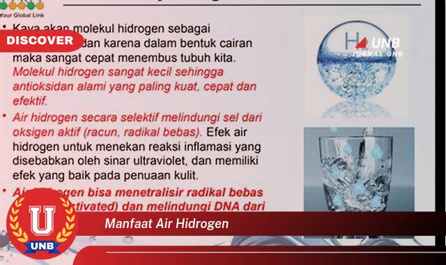 Temukan 10 Manfaat Air Hidrogen untuk Kesehatan Tubuh Anda