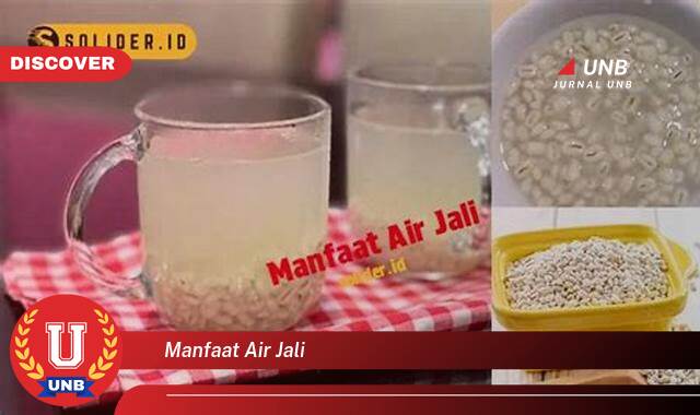 Temukan 8 Manfaat manfaat air jali yang Wajib kamu ketahui