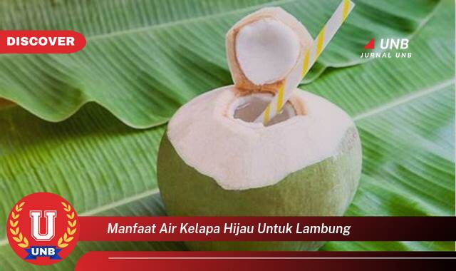 Temukan 10 Manfaat Air Kelapa Hijau untuk Lambung, Redakan Maag, Asam Lambung, dan Masalah Pencernaan Lainnya