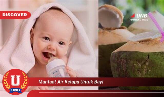 Temukan 10 Manfaat manfaat air kelapa untuk bayi yang tidak Semua Orang Tau
