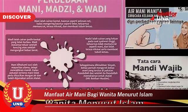 Temukan 9 Manfaat Air Mani Bagi Wanita Menurut Islam, Pandangan Medis dan Keagamaan