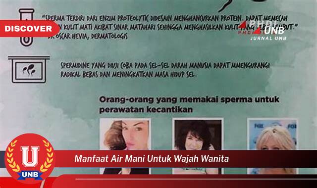 Temukan 8 Manfaat Air Mani untuk Wajah Wanita, Fakta dan Mitos yang Perlu Anda Ketahui