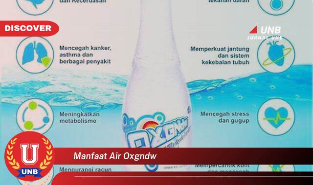 Temukan 8 Manfaat Air Oxgndw untuk Kesehatan Tubuh dan Kecantikan Kulit